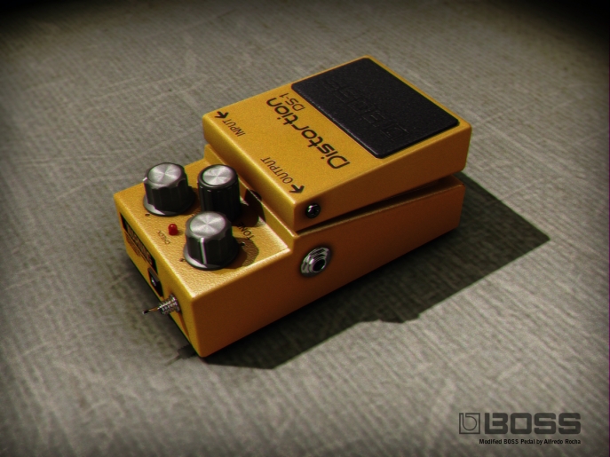 BOSS Guitar Pedal - 3d Modeling