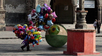 Un ojo gigante en Coyoacán